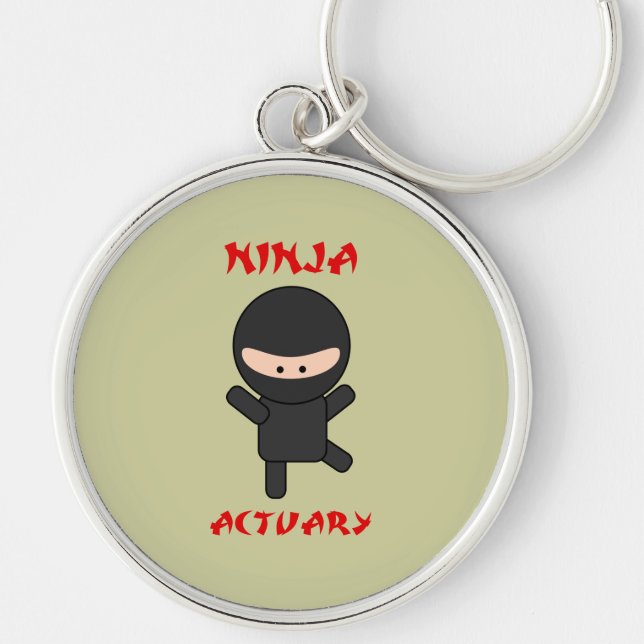 Porte-clés Actuaire de Ninja (Devant)