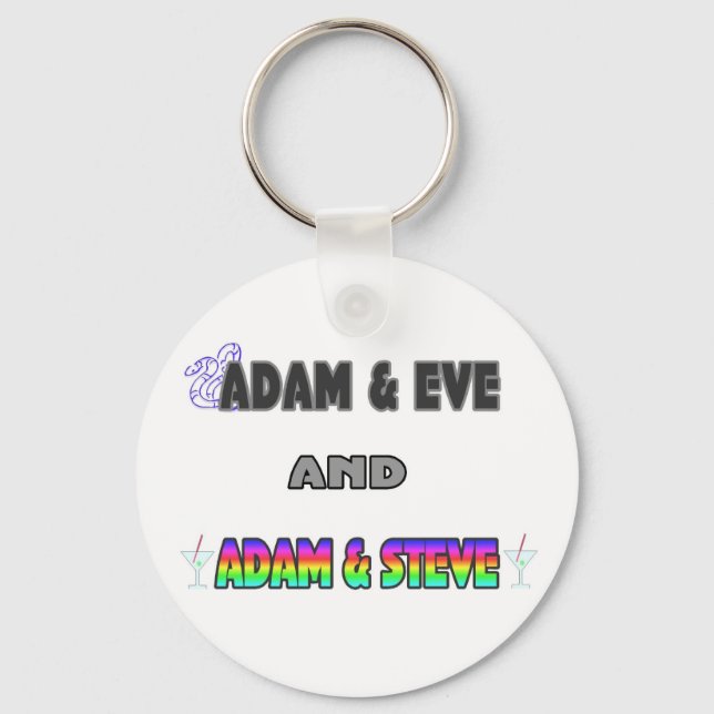 Porte-clés Adam & Eve & Adam & Steve (Recto)
