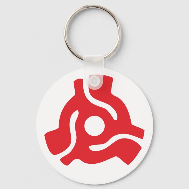 Porte-clés Adaptateur vinyle de 7 pouces 45 tr/min insérez l' (Recto)