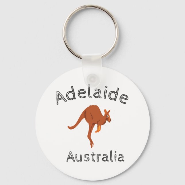 Porte-clés Adelaide Australie Kangaroo (Recto)