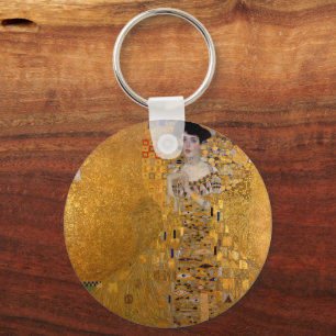 Porte-clés Adele, Dame en or par Gustav Klimt, Vintage