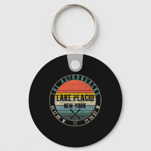 Porte-clés Adirondacks Lake Placid New York Ski Snowbo