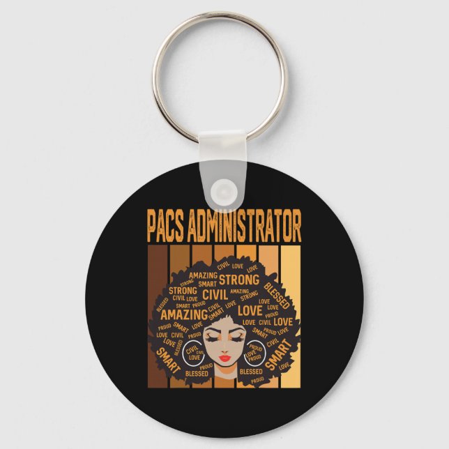 Porte-clés Administrateur Pacs Mois de l'histoire des Noirs P (Recto)