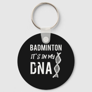 Porte-clés Adn Badminton Pour Le Joueur Badminton