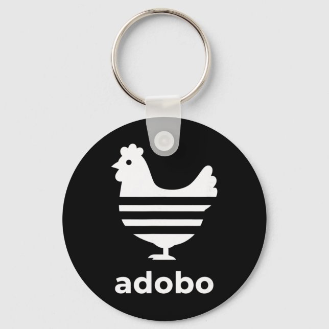 Porte-clés Adobo de poulet Pinoy, fierté de la nourriture phi (Recto)