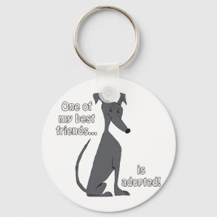 Porte-clés Adopté~Noir