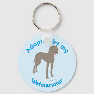 Porte-clés Adopté par My Weimaraner