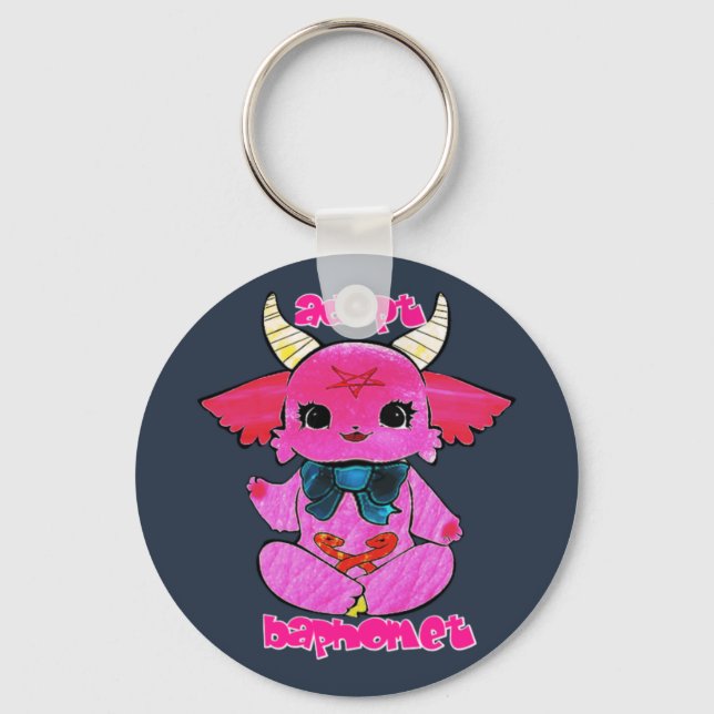 Porte-clés adopter un baphomet (Recto)
