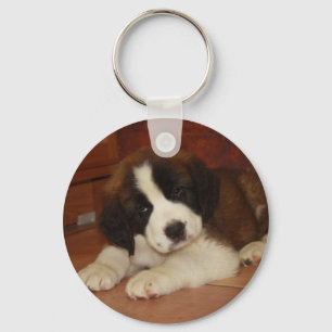 Porte-clés Adorable and Sweet St. Bernard Puppy