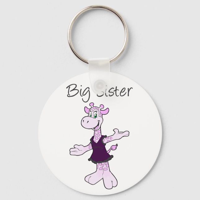 Porte-clés Adorable Giraffe Big Soeur (Recto)
