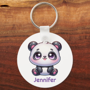 Porte-clés Adorable Kawaii Panda Conception personnalisée