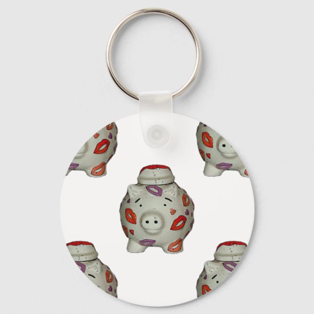 Porte-clés Adorable Lipstick Pig (Recto)