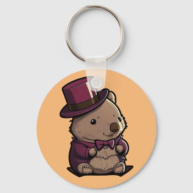 Porte-clés Adorable Wombat (Recto)