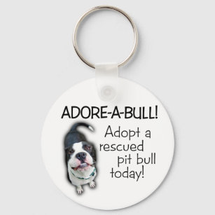 Porte-clés Adore-A-Bull Pit Bull !