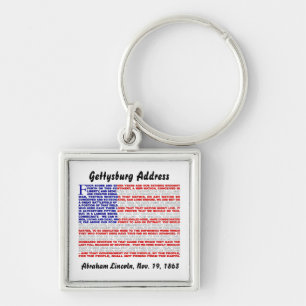 Porte-clés Adresse de Gettysburg