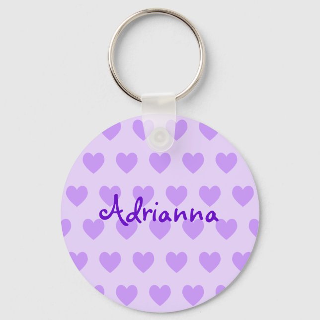 Porte-clés Adrianna dans le violet (Recto)