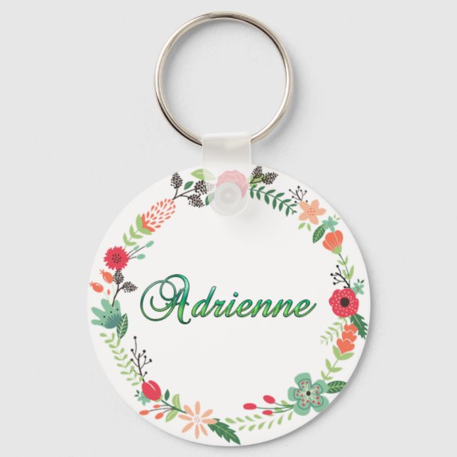 Porte-clés Adrienne (Recto)