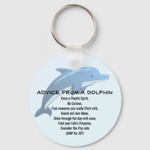 Porte-clés Advice from a Dolphin Button
