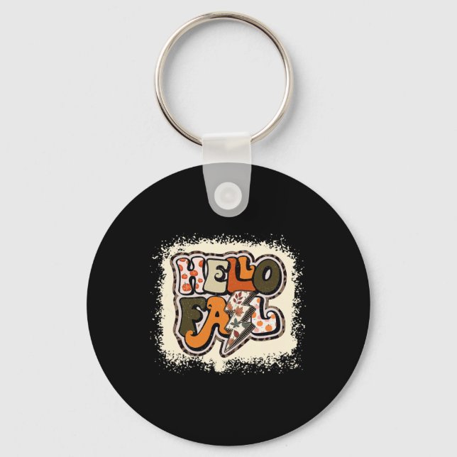 Porte-clés Affaire Autumn Vibes Retro Groovy (Recto)
