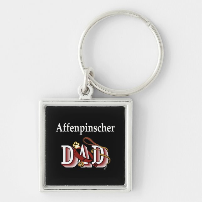 Porte-clés Affenpinscher Papa (Devant)