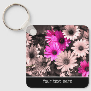 Porte-clés African Daisy Flowers Personalized