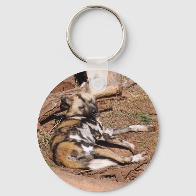 Porte-clés african-wild-dog-018 (Recto)