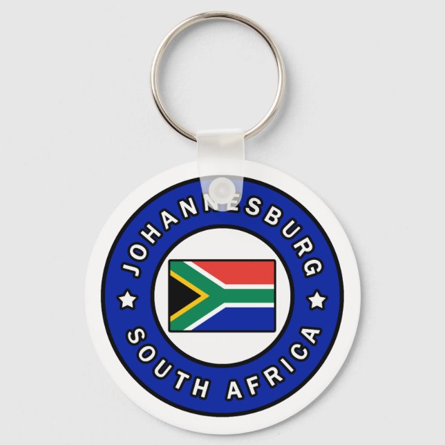 Porte-clés Afrique du Sud de Johannesburg (Recto)