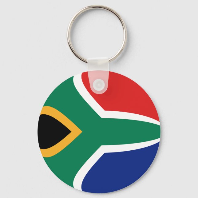 Porte-clés Afrique du Sud Porte - clé du drapeau Fisheye (Recto)