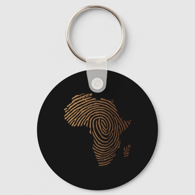 Porte-clés afrique empreinte histoire noire junenth (Recto)