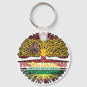 Porte-clés Afrique Espagne Espagne Espagne Espagne drapeau de