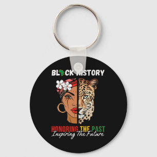 Porte-clés Afro Girl Honoring Past Inspirant Future Black Son