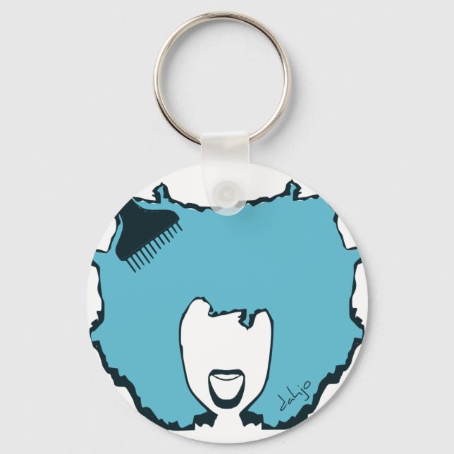 Porte-clés Afro Pick (Recto)