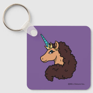 Porte-clés Afro Unicorn Divin