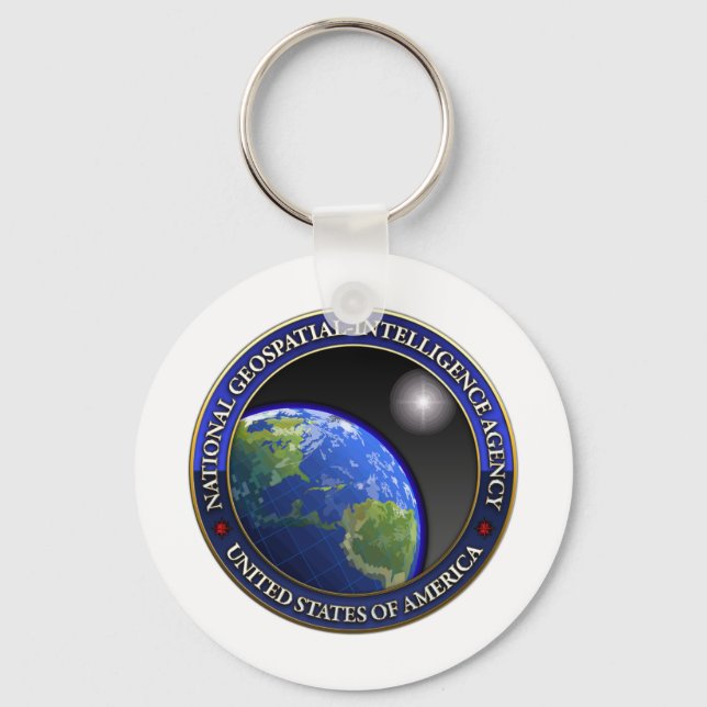 Porte-clés Agence nationale de renseignement géospatial (Recto)