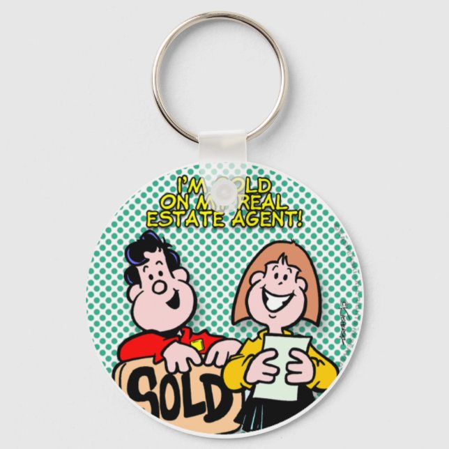 Porte-clés Agent immobilier (Recto)