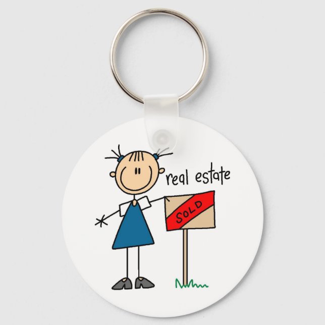Porte-clés Agent immobilier (Recto)