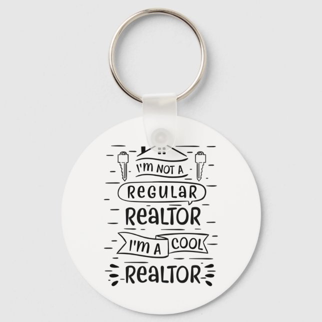 Porte-clés Agent immobilier (Recto)