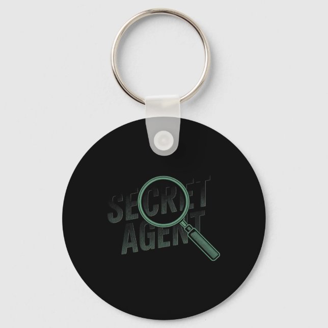 Porte-clés Agent Secret - Agent Secret Costume Inspecteur Spy (Recto)