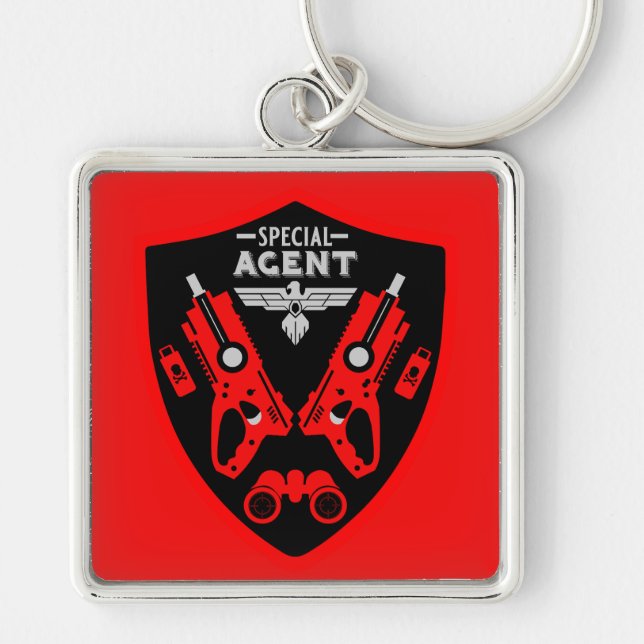 Porte-clés Agent spécial (Devant)