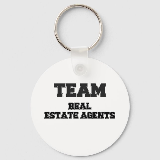 Porte-clés Agents immobiliers d'équipe (Recto)