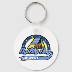 Porte-clés Agilité de whippet de base-ball