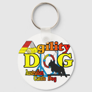 Porte-clés Agilité du chien de bétail australien