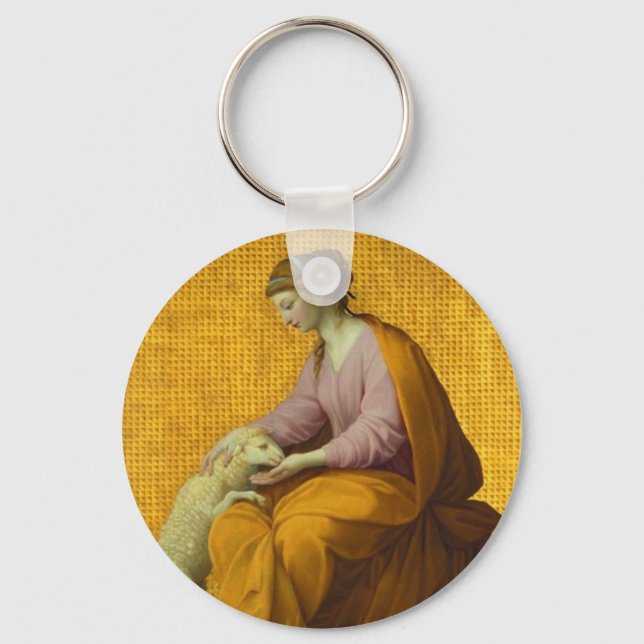PORTE-CLÉS AGNEAU DE DIEU (Recto)