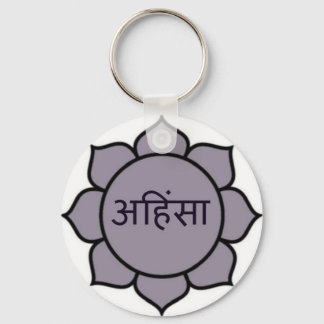 Porte-clés Ahimsa Lotus Purple