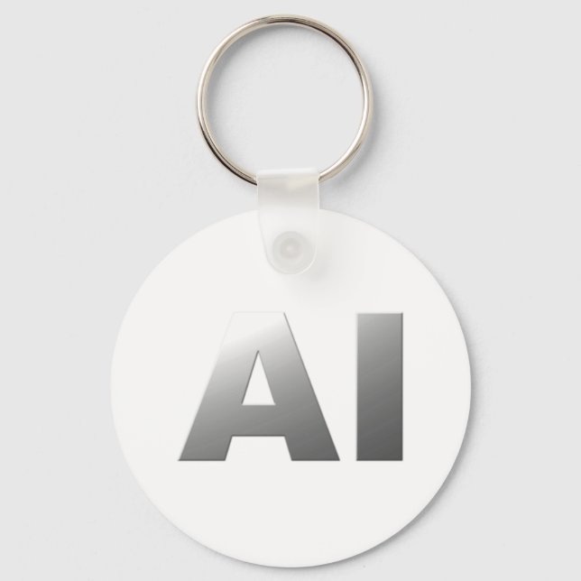 Porte-clés AI Intelligence artificielle (Recto)