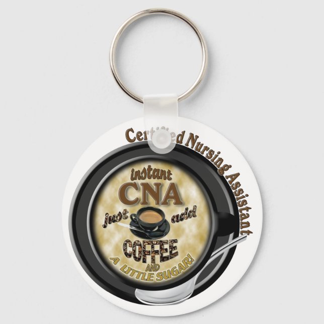 PORTE-CLÉS AIDE INSTANTANÉE EN INFIRMIÈRE CERTIFIÉE DE L'AIIC (Recto)