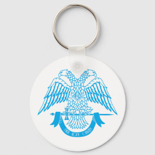 Porte-clés Aigle à deux têtes comme symbole maçonnique