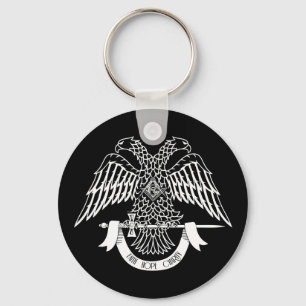 Porte-clés Aigle à deux têtes comme symbole maçonnique