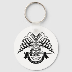Porte-clés Aigle à deux têtes comme symbole maçonnique