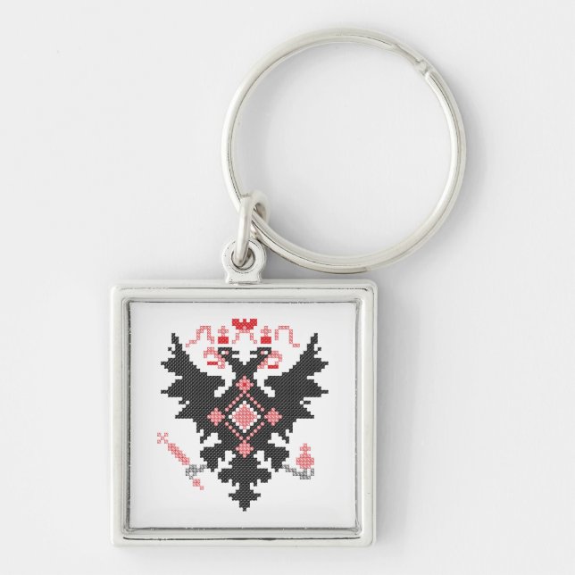 PORTE-CLÉS AIGLE À DEUX TÊTES DE L'IMPÉRIAL RUSSE (Devant)
